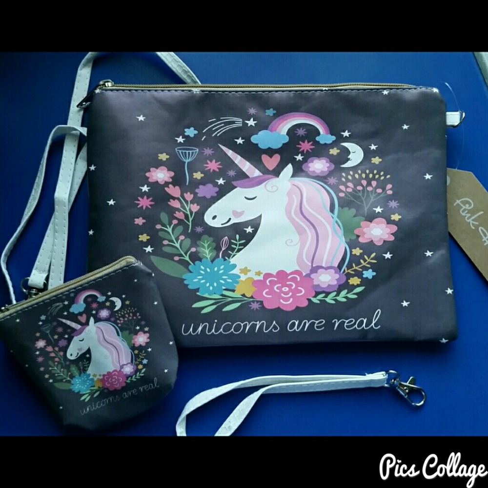 Unicorn Cross-Body & Coin Purse Set
